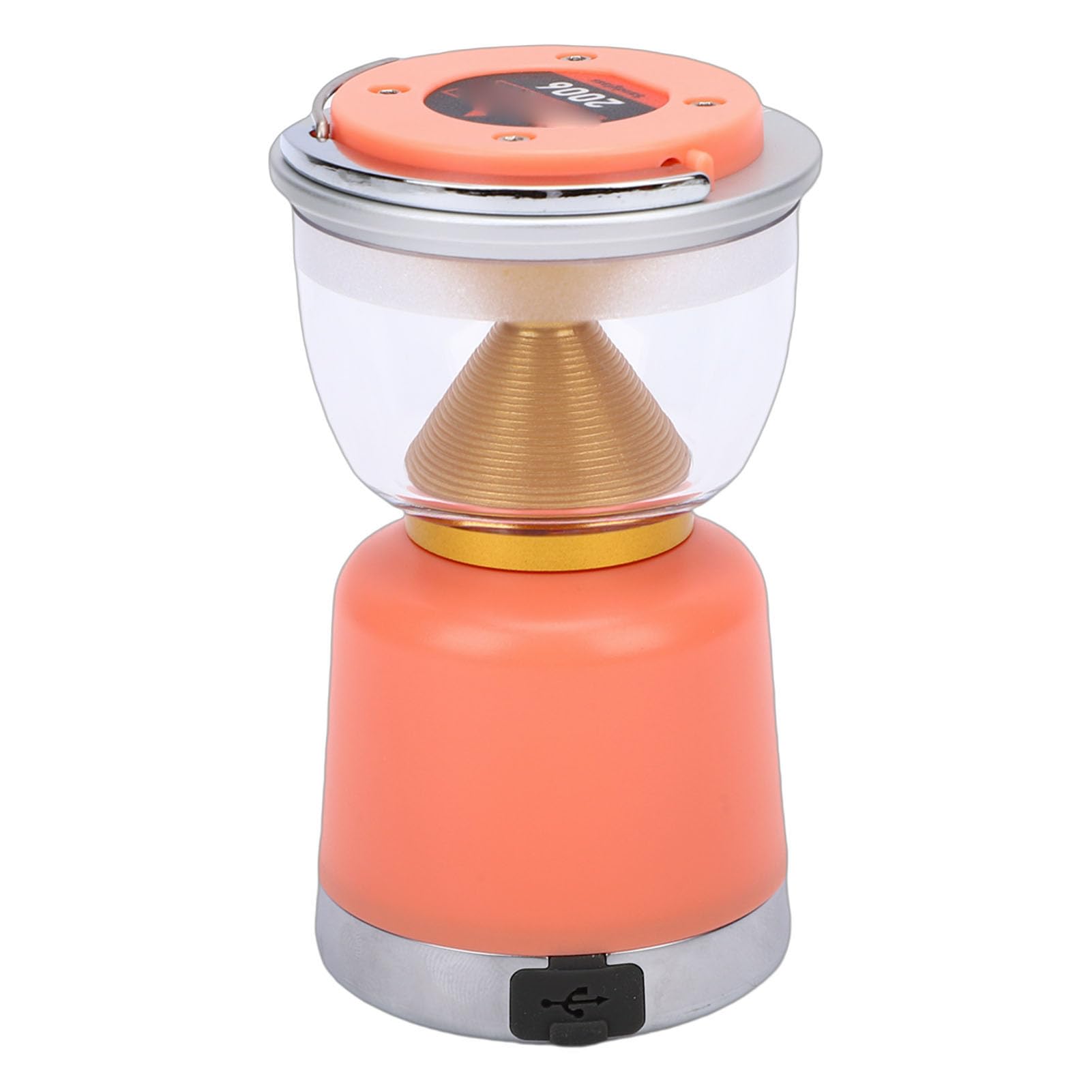Asixxsix Lanterna da Campeggio, 3 Livelli di Luminosità, 2400mAh | Lanterna a batteria ricaricabile con modalità luce rossa, gancio per campeggio ed escursionismo, luce di emergenza per la