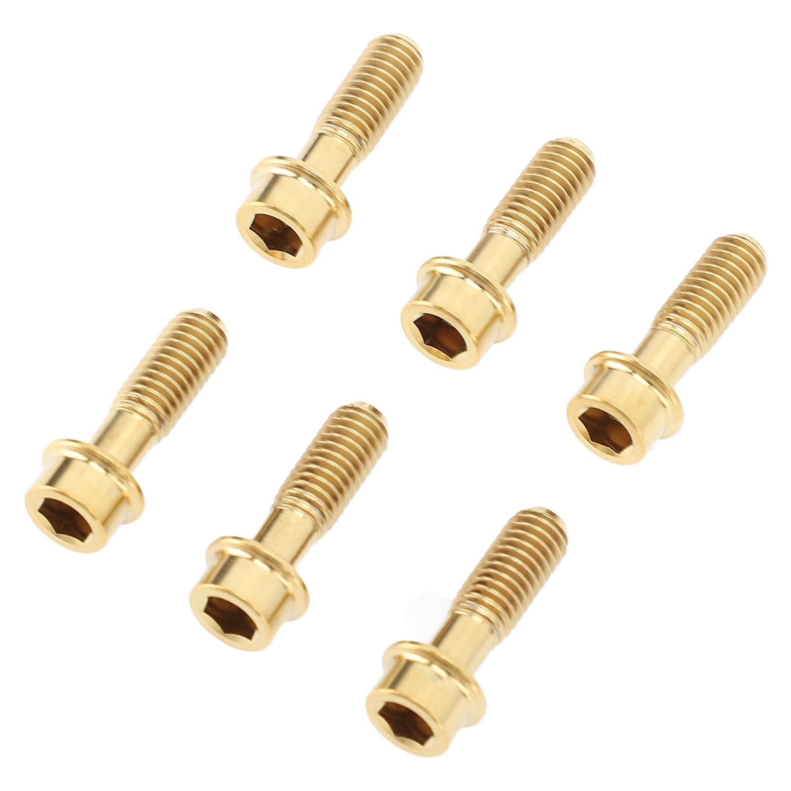 AugustknowU Lot De 6 Boulons De Tige De Guidon De Vélo M5 X 18 Mm Pour