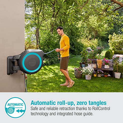 Dévidoir automatique mural GARDENA RollUp Longueur 30m Ø13mm Kit complet Garantie - vue 9