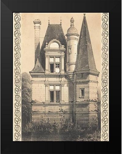 Miniatura 2 de ArtDirect - Fermin Cassas, Louis 14x18 Black Modern Framed Art Print Titled Bordeaux Chateau IV