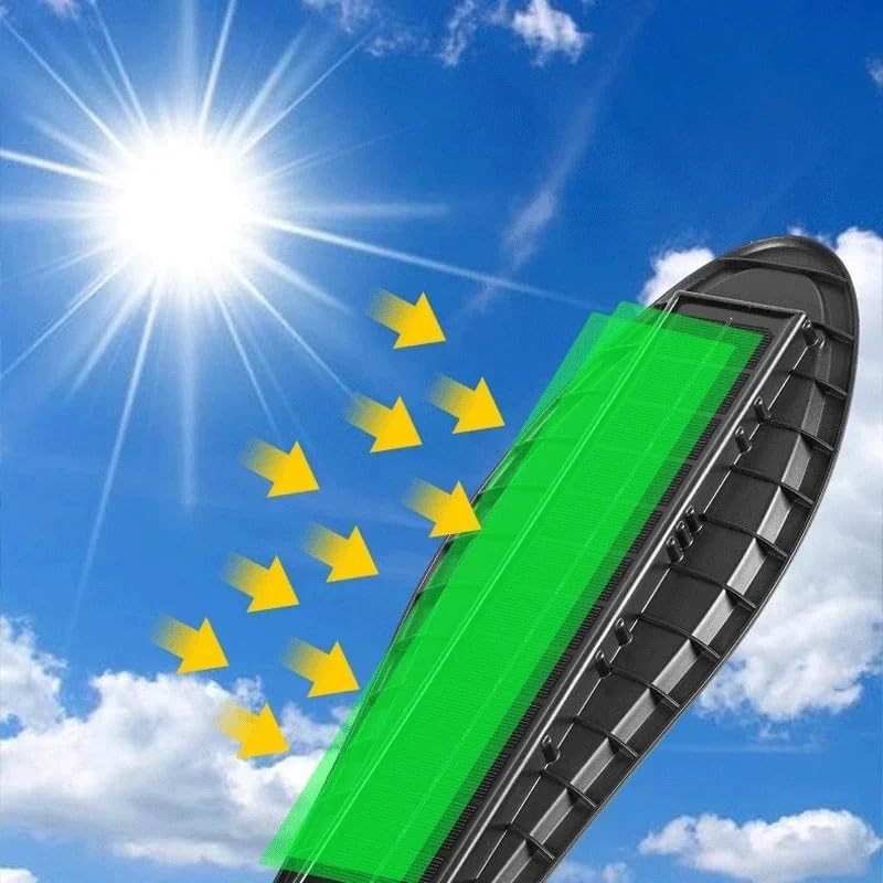Reflektory zewnętrzne, Lampy solarne LED Zewnętrzna ogrodowa lampa uliczna z czujnikiem ruchu i pilotem wodoodpornym(W779B)