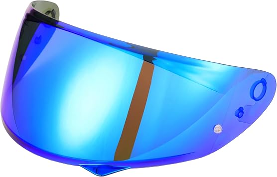 Soman C10 Visor, Tinted C10 Visor Shield, HJ-34P Shield Replacement Compatible with C10 Helmets UV Protection Windproof Smoke Revo Blue