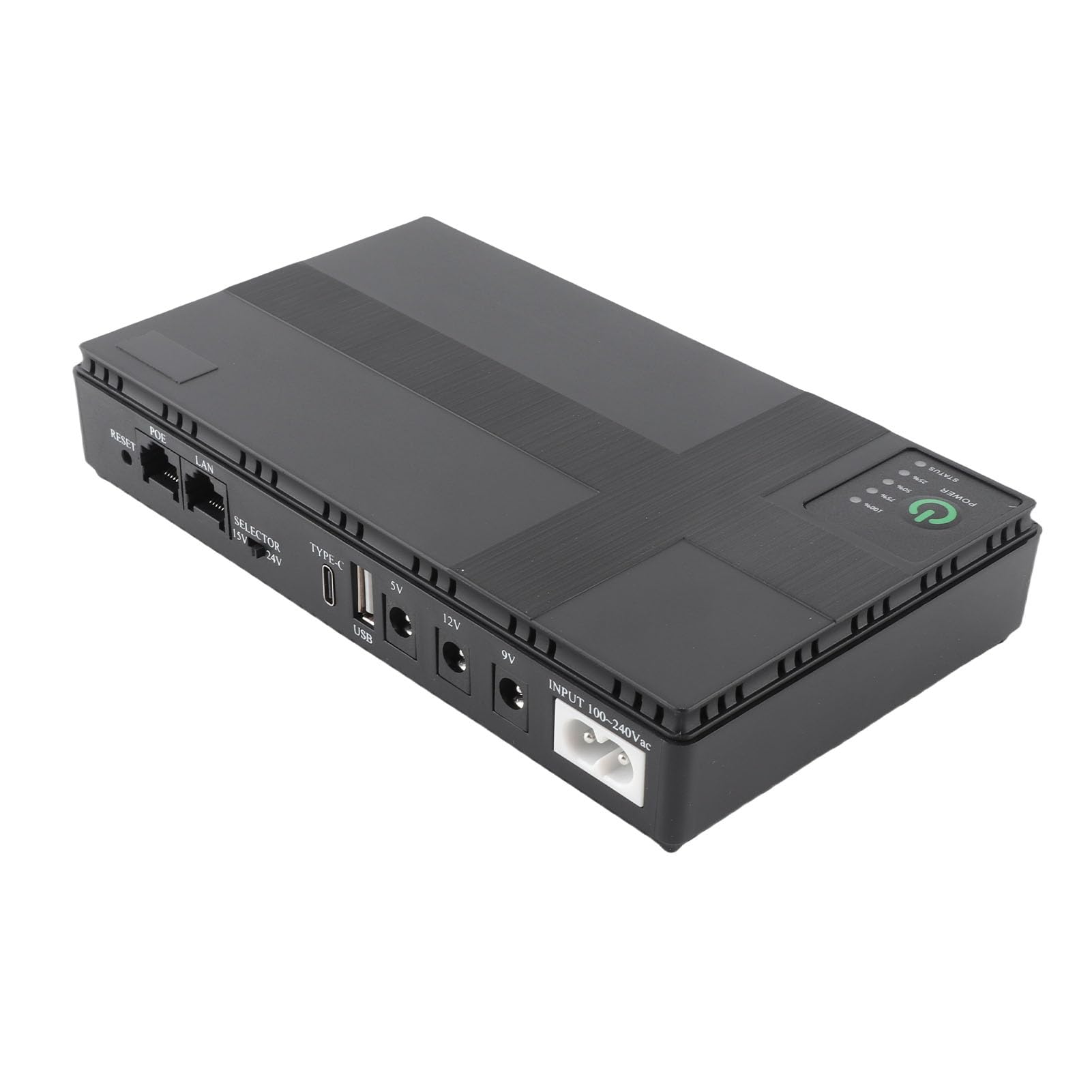 Batería de Respaldo UPS 20000mAh, Fuente de Alimentación para Router WiFi