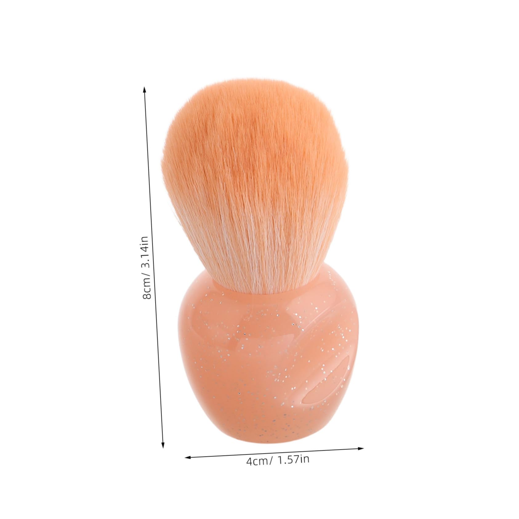 FOMIYES Travel-size Makeup Brushes Soft Nail Dust Brush Blush for Quick Touch-ups