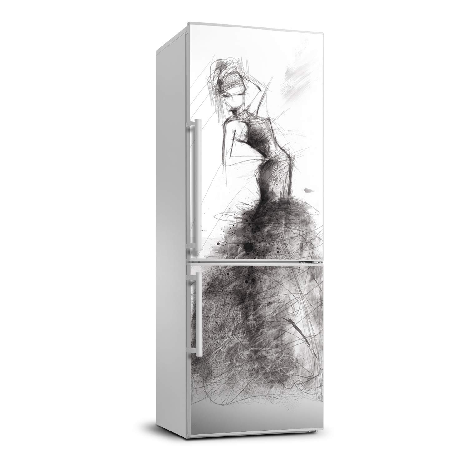 Cubre arañazos con pegatinas refrigerador 60x180 cm Tulup renovando tu nevera vieja