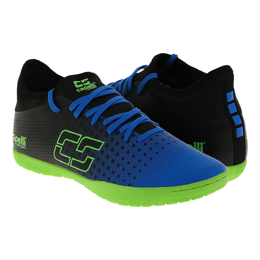 Capelli Sport Youth Fusion ID Indoor Soccer Shoes Blue Size 2.5