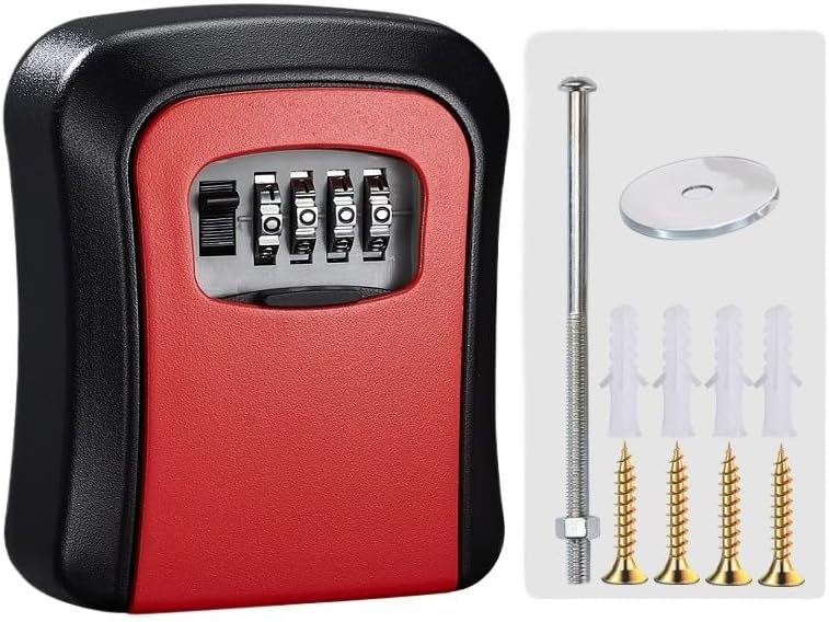 1 Pack Combination Lock for Locker 4 Digit Outdoor Waterproof Padlock for School, Gym, Sports, Fence, Toolbox, Gate, Case, Outdoor, Hasp Storage