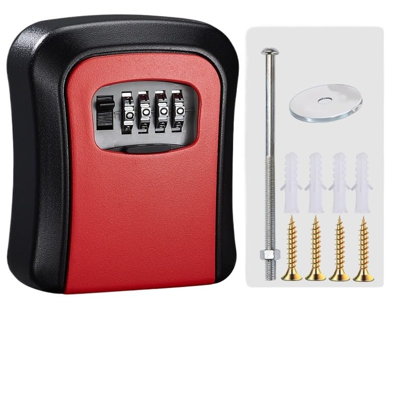 1 Pack Combination Lock for Locker 4 Digit Outdoor Waterproof Padlock for School, Gym, Sports, Fence, Toolbox, Gate, Case, Outdoor, Hasp Storage