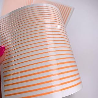 Orange Lines for Manicure and Pedicure Nail Art Professional Quality