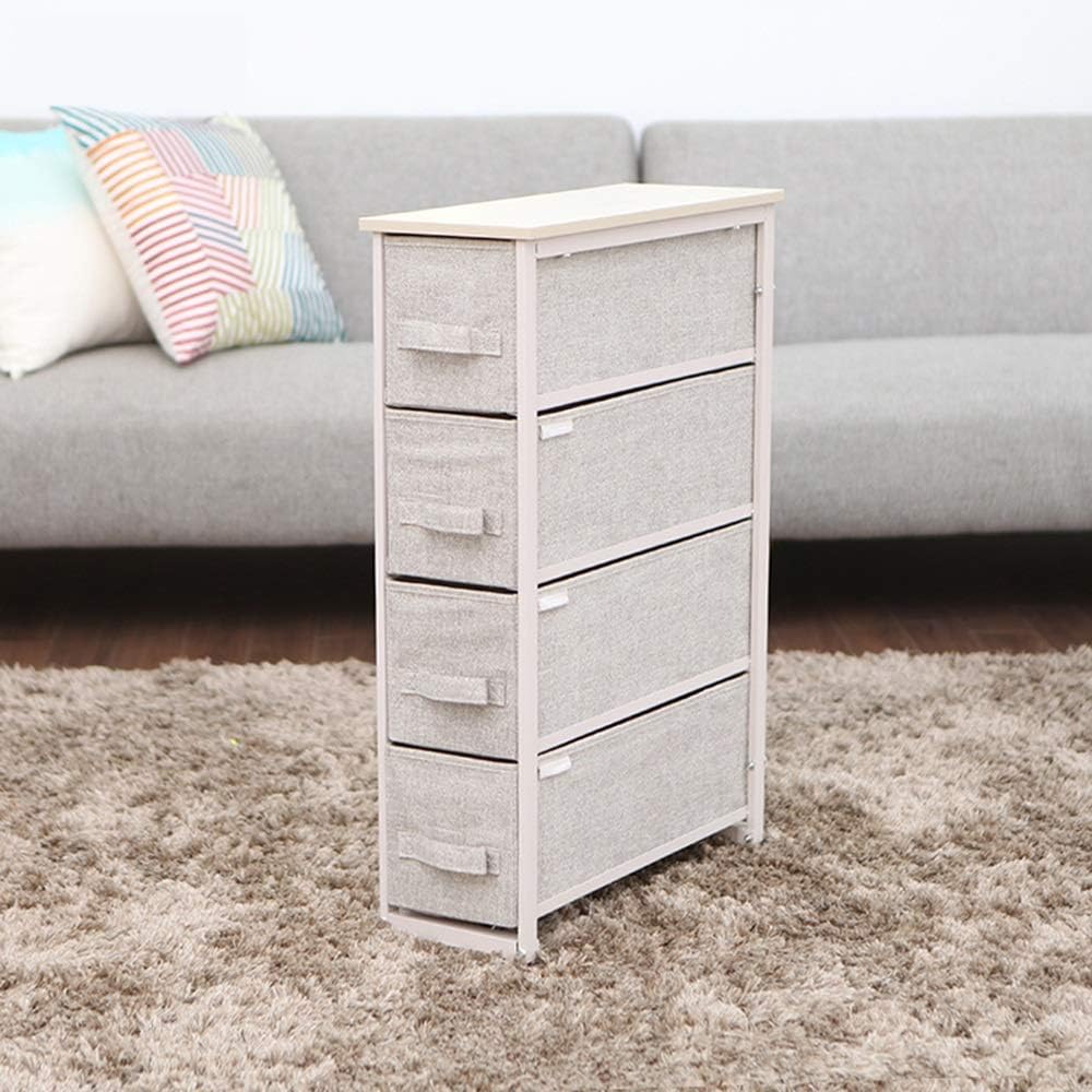 Amazon Ljjl 狭いトロリー 細長い引き出しタイプ4層収納キャビネットホイールシンプルラックギャップ狭いキャビネット Color B オープンシェルフ ラック オンライン通販