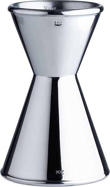 Derrison Cocktail Messbecher Edelstahl 0.5oz bis 2oz