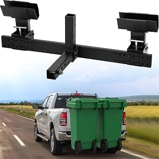 Dual Trash Can Hauler Hitch