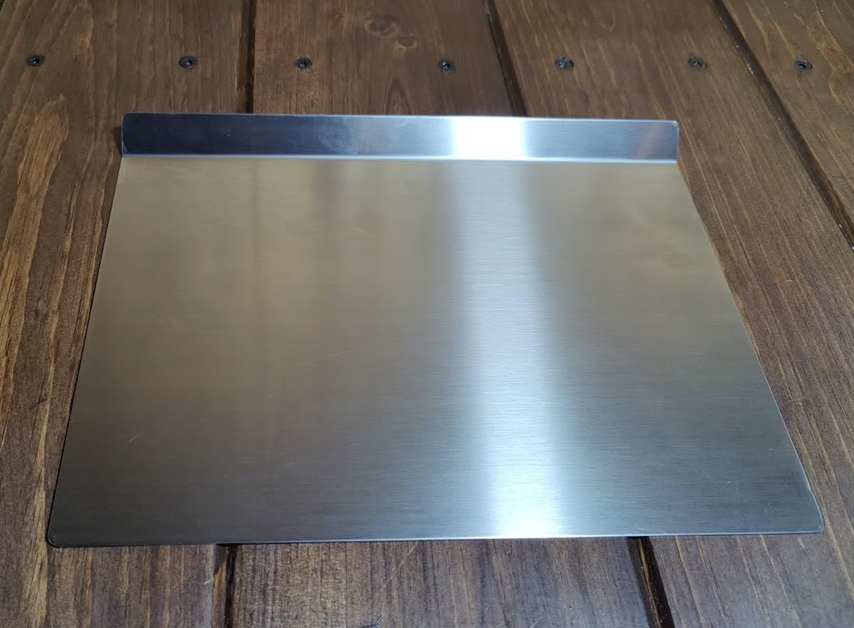 Stainless Steel Baking Sheet – Heavy Duty 304 Grade, 16 Gauge – Professional Brushed Finish – Made in USA – By Badger Welding, Inc. (18" x 15")