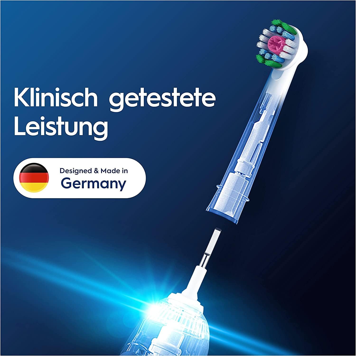 Oral-B Aufsteckbürsten PRO 3DWhite, Weiß, 12 Stück | Original Zahnbürstenaufsatz für Elektrische Zahnbürste, Aufhellende Zahnreinigung, Entfernt Verfärbungen