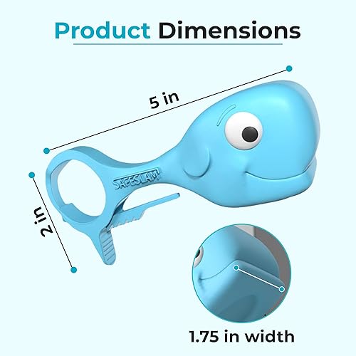 Miniatura 9 de Tapón de puerta que se mantiene en la puerta incluso cuando está cerrado, protege las manos de los niños, las colas de perros y gatos. Las puertas