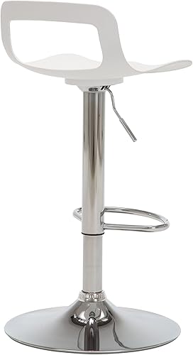 Miniatura 36 de NOBPEINT Taburete de bar giratorio ajustable con elevación de aire cromado contemporáneo, juego de 2, negro Negro -,Verde,Gris,Blanco