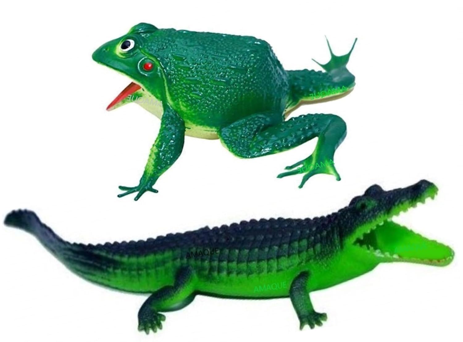 an Traders Cute Rubber Toy colour Green (Green Frog and crocodile) (B0D2P1FTV1) Amazon Price History, Amazon Price Tracker