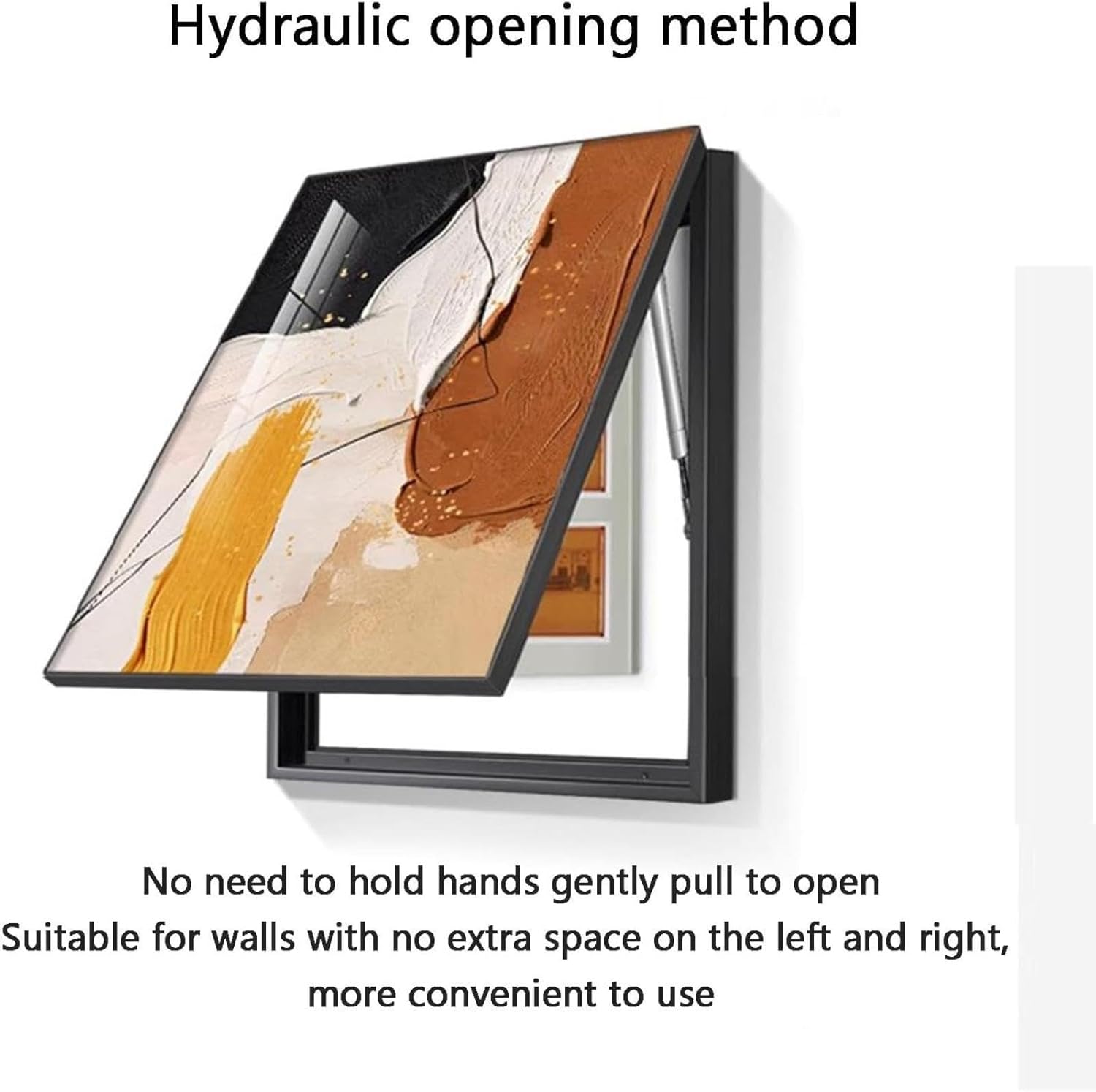 装飾的な垂直電気メーターカバーウォールアート ブレーカーボックスパネル絵画、ダイニングルームとリビングルームの装飾用 (サイズ B