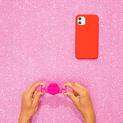 Ajustável Popsockets Stretch Neon Pink Npnp Suporte Celular Popsocket Pop socket Original Usa Clip