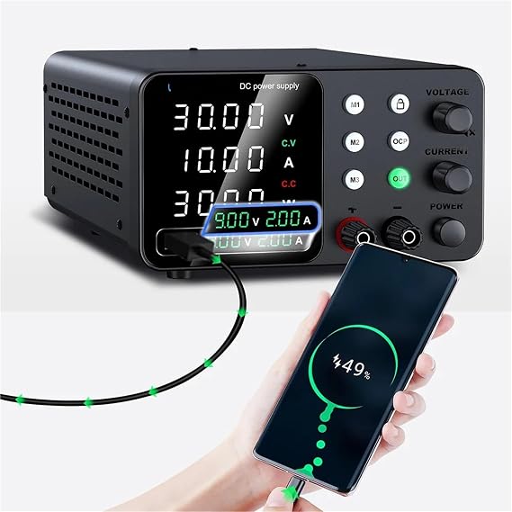 Laboratory Power Supply Voltage Regulator With Three Data Stores OCP Short Circuit Warning Preset Voltage Current(TPS-C1602)