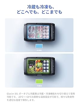 Amazon.co.jp: EcoFlow GLACIER Classic ポータブル冷蔵庫 35L +