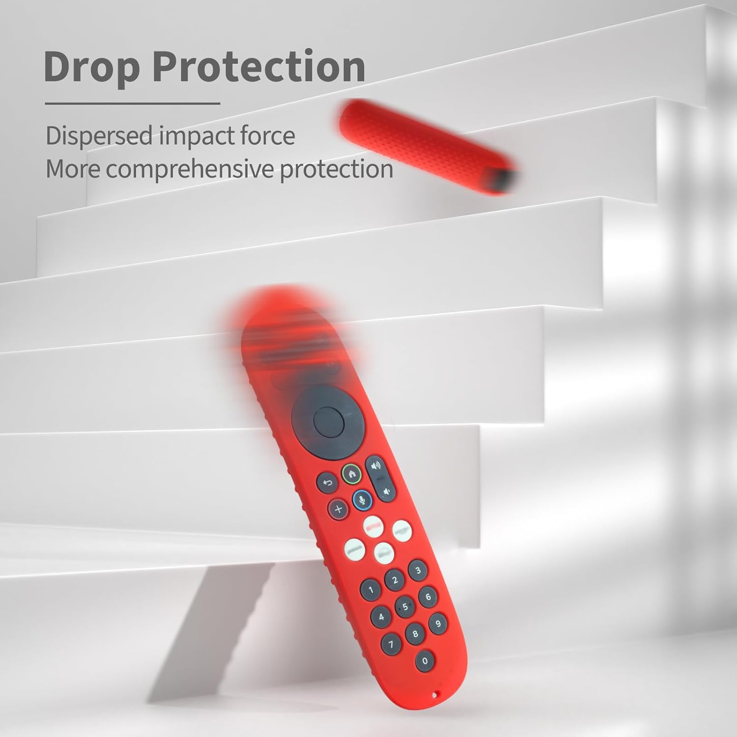 Silicone Remote Cover Compatible with Xumo PR3 Smart Voice Streaming Control, Protective Case for Xumo Stream Box 4K, Spectrum 4K Stream Box (Blue) image 5
