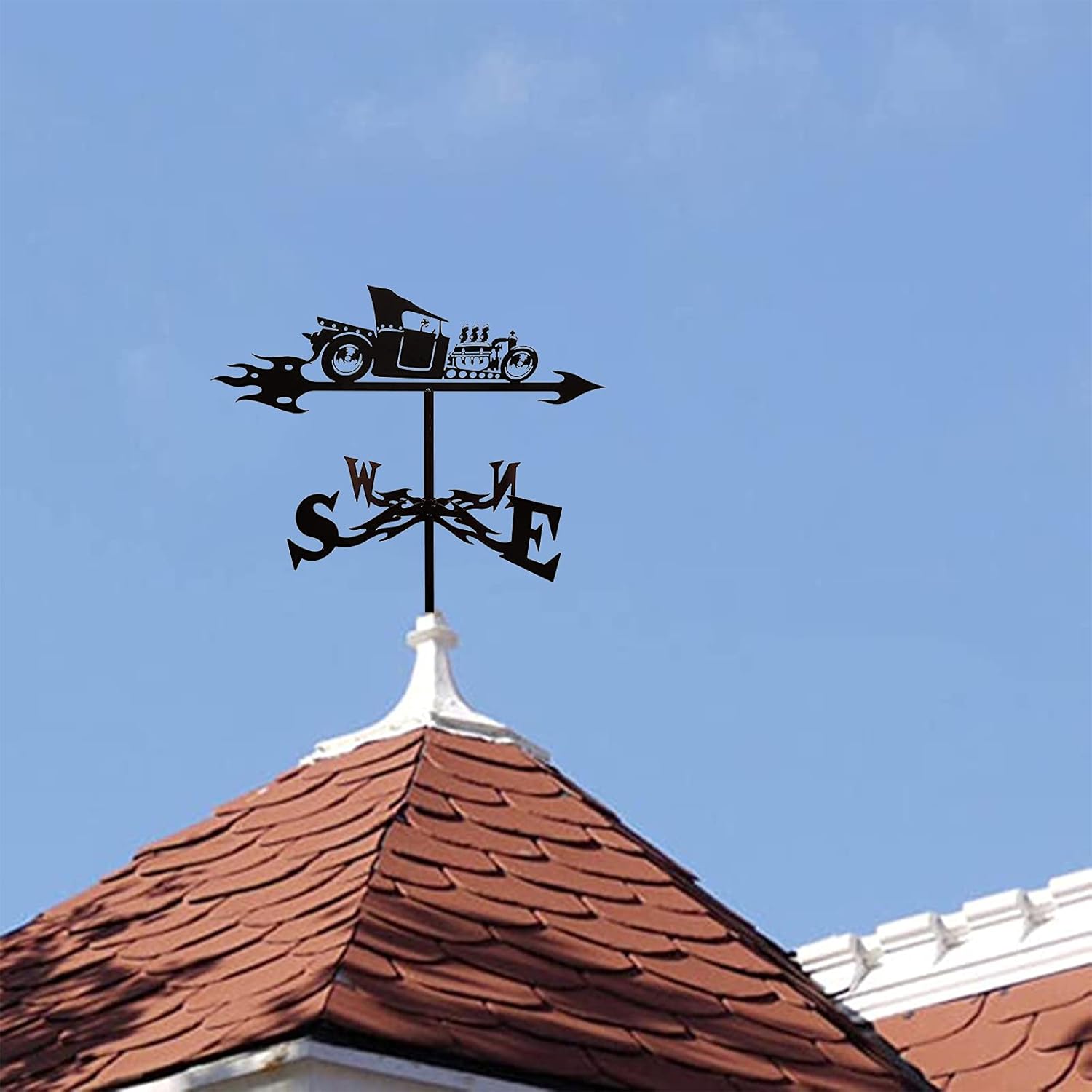 風見鶏 風向計 ステンレススチール 測定ツール 風向計 ガーデン