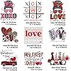 Amazon.com: 9 Pcs Valentine’s Day Iron on Decals Valentines Iron on ...
