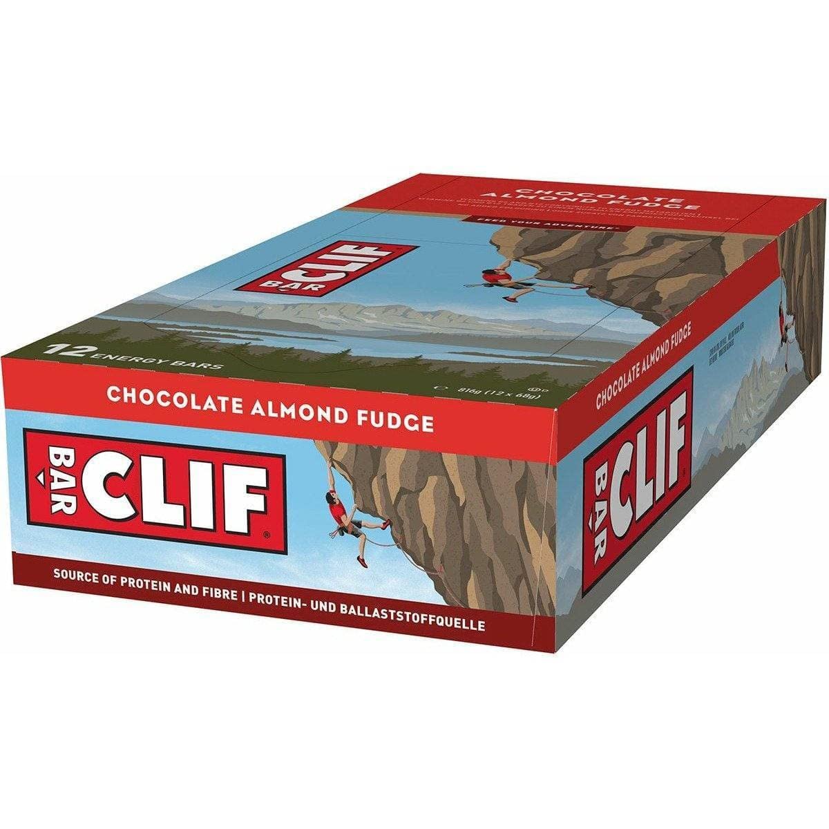 CLIF Bar Energieriegel, Chocolate Almond Fudge, 12er Pack (12x68g)
