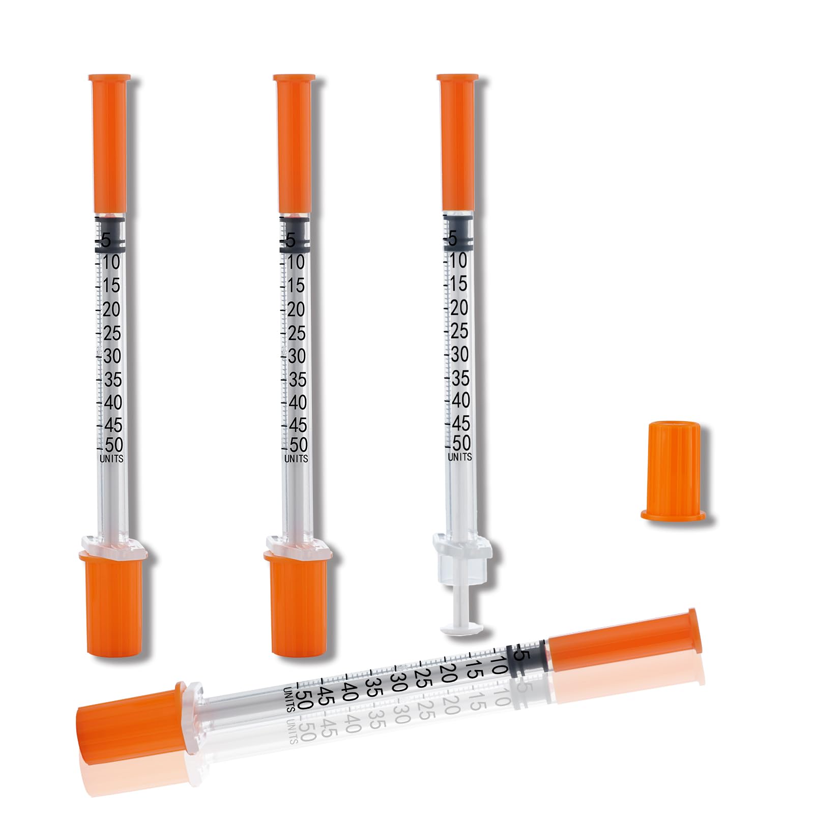 100 Pack 1ml Disposable Syringe, 31G 1cc 1/4 Inch (6mm) Lab Supplies Syringes, Individually Wrapped — Amazon image 11
