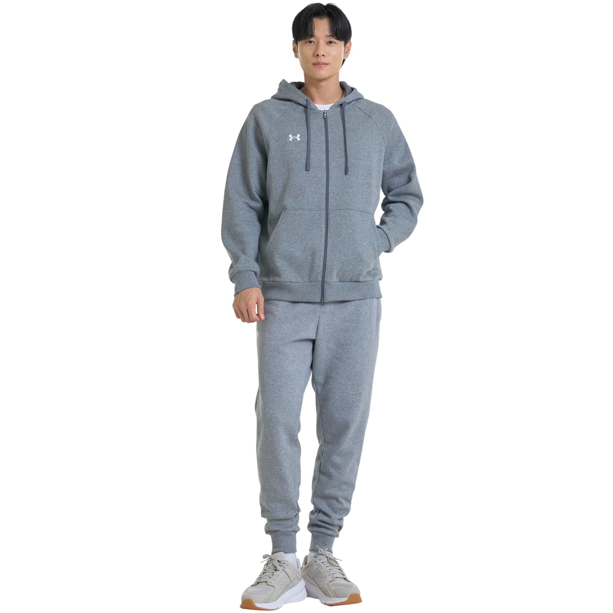 Under Armour Sudadera con Capucha para Hombre UA Rival de Forro Polar con Cremallera Completa Tops de Forro Polar Hombre