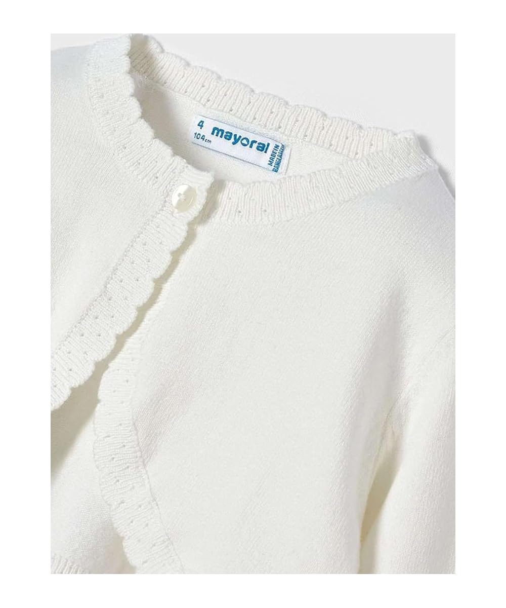 Mayoral Cardigan Coprispalle Bambina, Giacchino in Maglia Elegante con Fiocco, Bolero Cerimonia Autunno Inverno Primavera