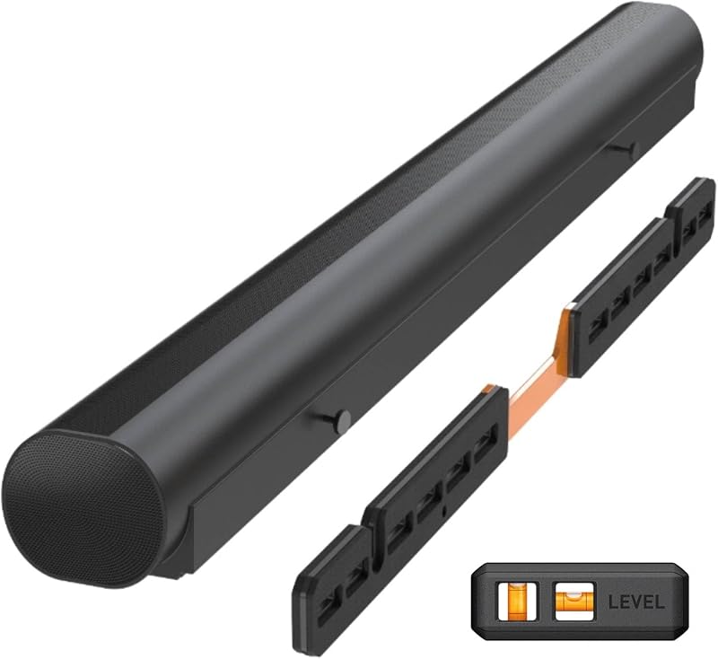 Soundbar Wall Mount Compatible with Sonos Arc and Sonos Arc Ultra | Sound Bar Mount on Wall Under TV, Hidden Design, Optional Smart EQ Optimization Switch, Sturdy Steel Structure
