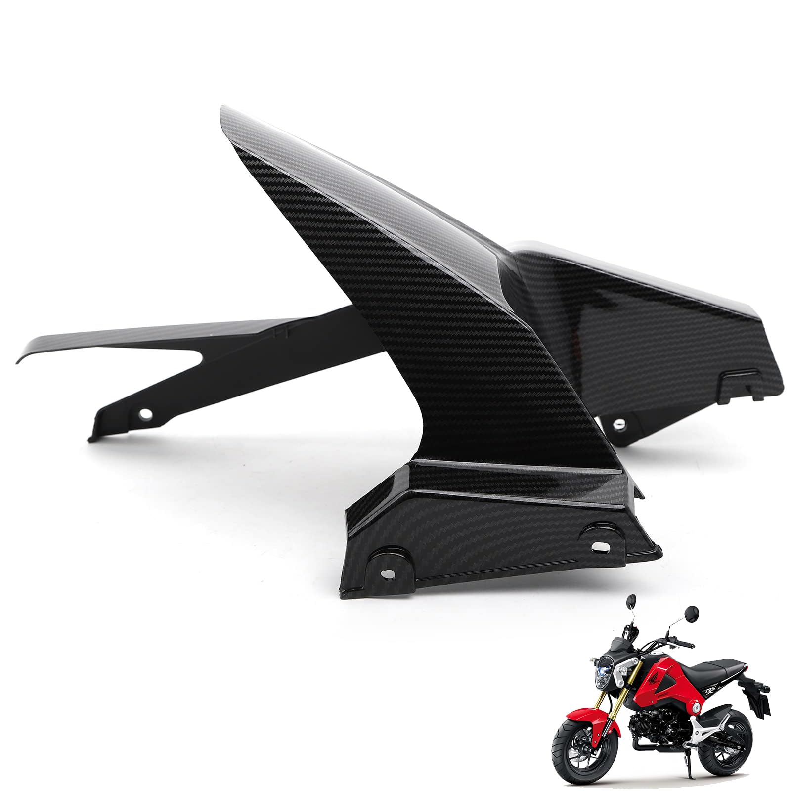 Amazon.com: Mokuo Motorcycle Carbon Fibre Rear Fender Fit For