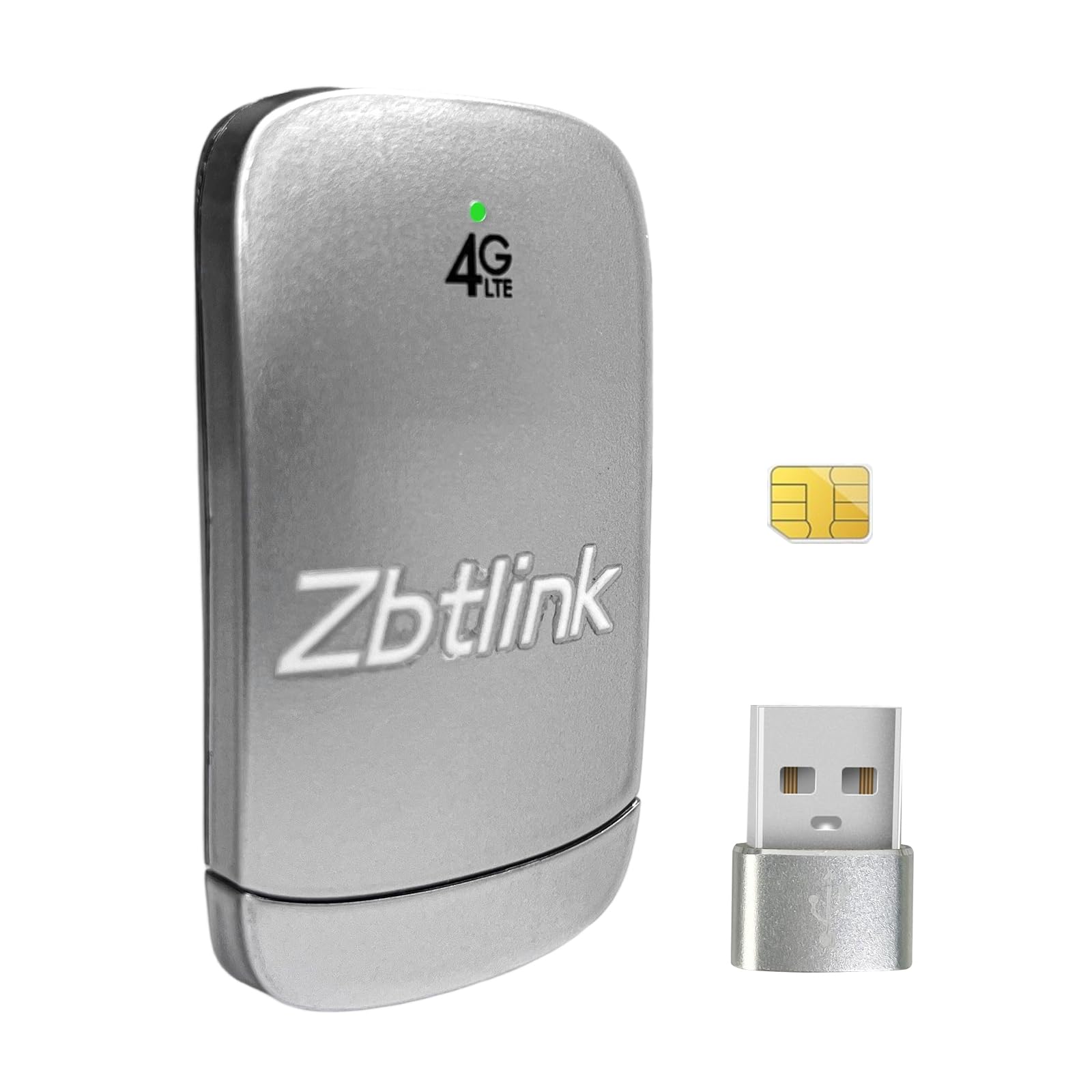 Dongle 4G LTE USB-C, point d'accès mobile portable, terminal de données 4G, mini modem routeur cellulaire avec fente pour carte SIM, Plug and Play, débloqué