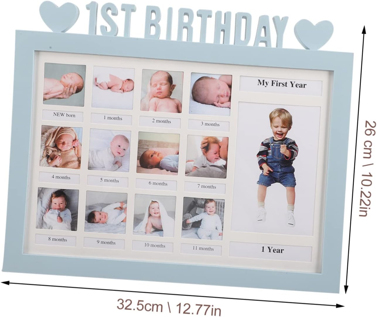 baby baby picture frame infant baby keepsake sonogram photo album my first year photo frame first year photo holder newborn girl essentials commemorate souvenir decorate