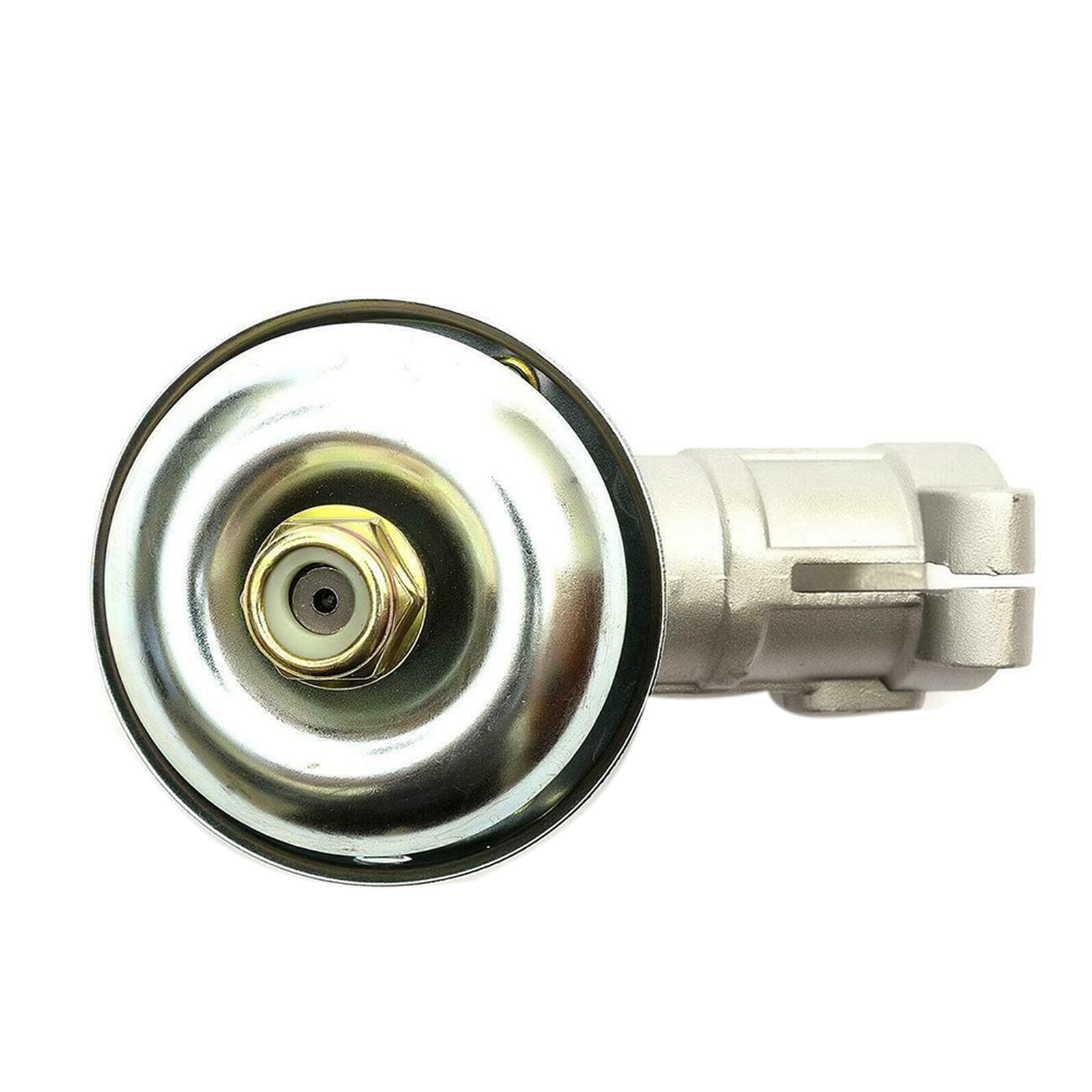 Ulafbwur Silver Aluminum Alloy 7 Spline 24Mm Gear Head Gearbox For Strimmer Trimmer Brush Cutter Lawn Mower