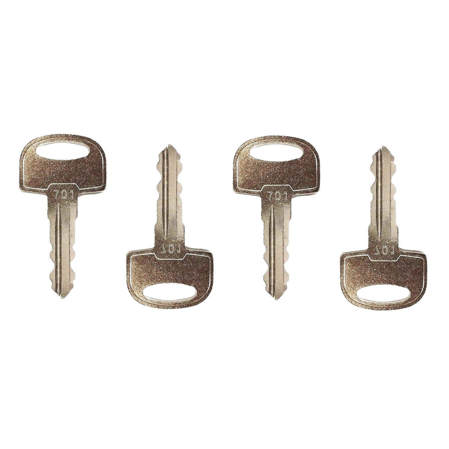 Hachiparts 105-1790 701 4Pcs Ignition Switch Keys for Ditch Witc h Trencher and Directional Drills 410SX AT60 FX50 FX60 JT9 JT20 JT60 MR90 RT45 RT80