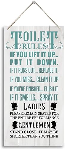 Miniatura 21 de J2 Letrero de cocina rústico de granja, placa de madera colgante decorativa impresa, letrero de reglas de cocina compartidas para dormitorio de