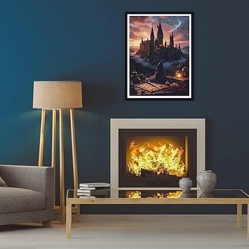 Miniatura 3 de PSCH Kits de arte de diamantes para adultos, kits de pintura artística de diamantes para adultos, arte de diamante 5D de taladro completo, perfecto