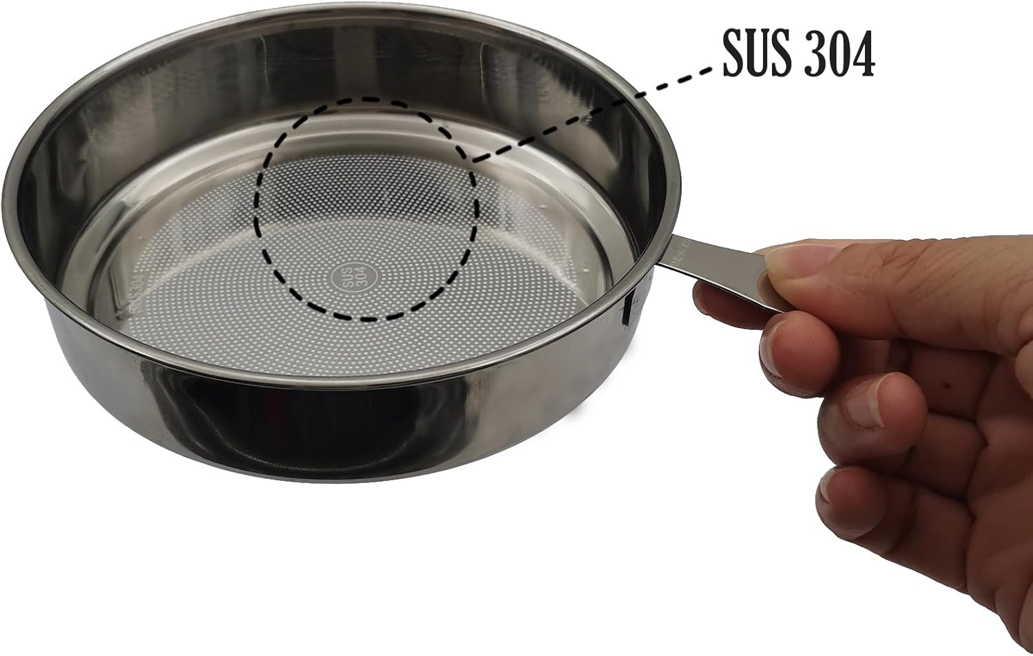 Bacon Grease Container With Strainer, 2.1L Grease Strainer and Container with Dust-Proof Lid, 304 Stainless Steel Oil Filter Storage with Fine Mesh 2.1L