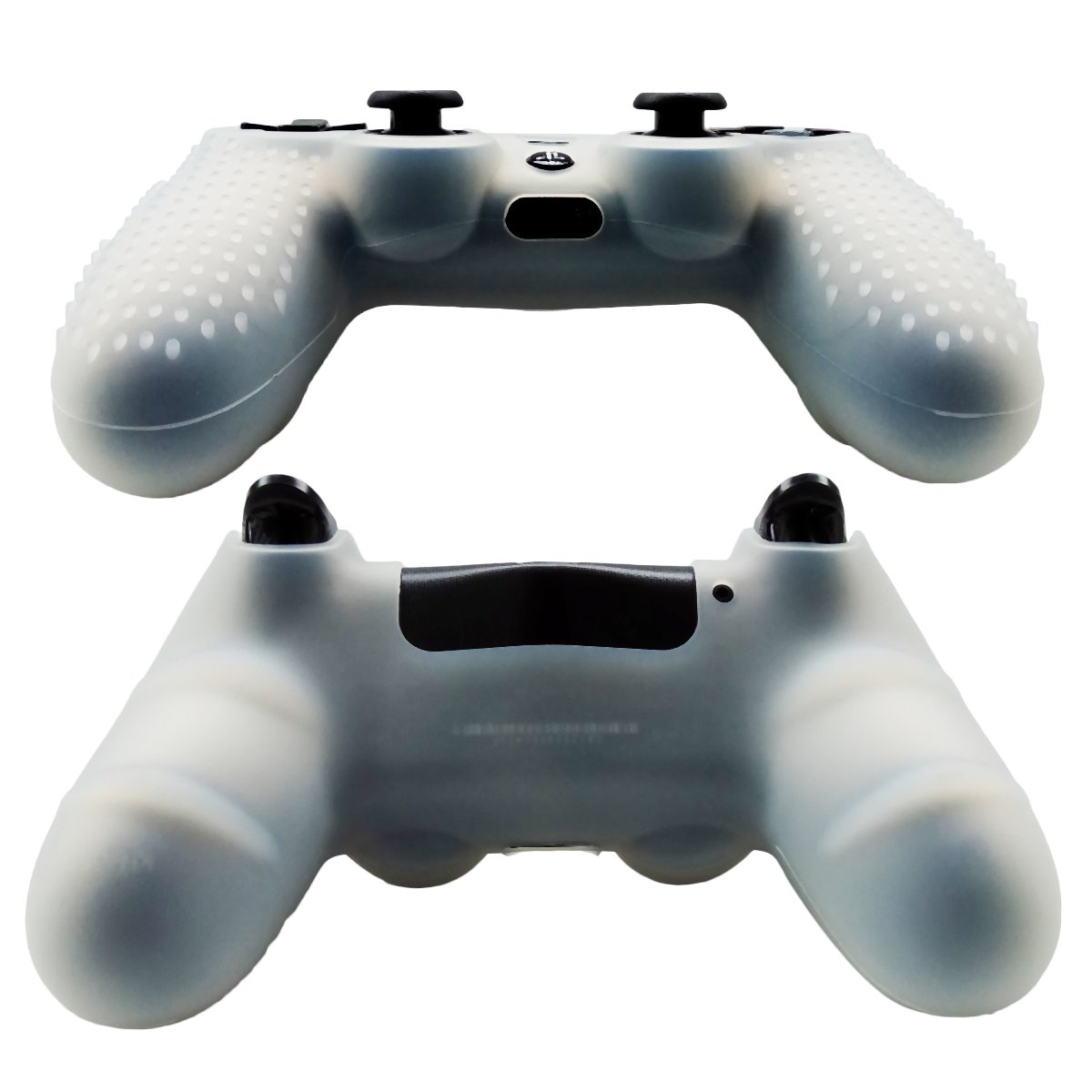 Anti-Slip Silicone Skin Cover & 8 Thumb Grips For PS4, PS4 Slim & PS4 Pro Controller - 2 Set Package 10 thumbnail image