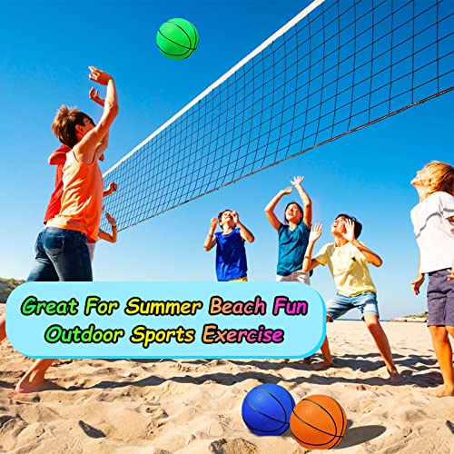 Mini Basketballs 3 Pack 6" Small Basketball Set With Pump Durable Pvc Basketballs For Mini Basketball Hoop Mini Toy Basketball Mini Rubber Basketballs For Toddlers Kids Teenagers Pool Indoors Outdoors #TOP5