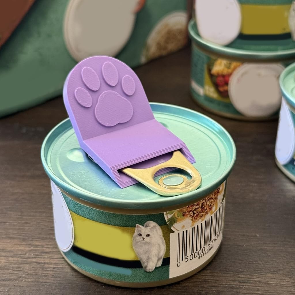 2 Piece Cats Dog Food Can Opener With Nonslip Grip Ergonomic Tab Opener Lifter Tool For Easy Opening Pet Food