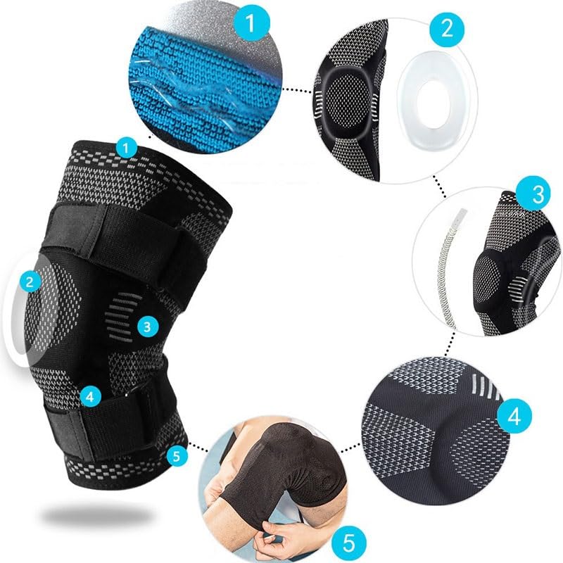 Sports Basketball Knee Support Nylon Brace Sports