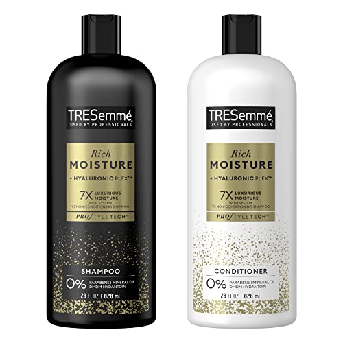 Tresemmé Rich Moisture Shampoo And Conditioner Rich Moisture 2 Count For Dry Hair Formulated With Vitamin E And Biotin 28 Oz #TOP22