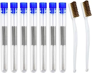 GOLRISEN 60 Stk 3D Drucker Düsen Reinigungs Nadel 0,15/0,2/0,25/0,3/0,35/0,4mm Edelstahl Nadeln Reiniger Düsenreinigungsna...