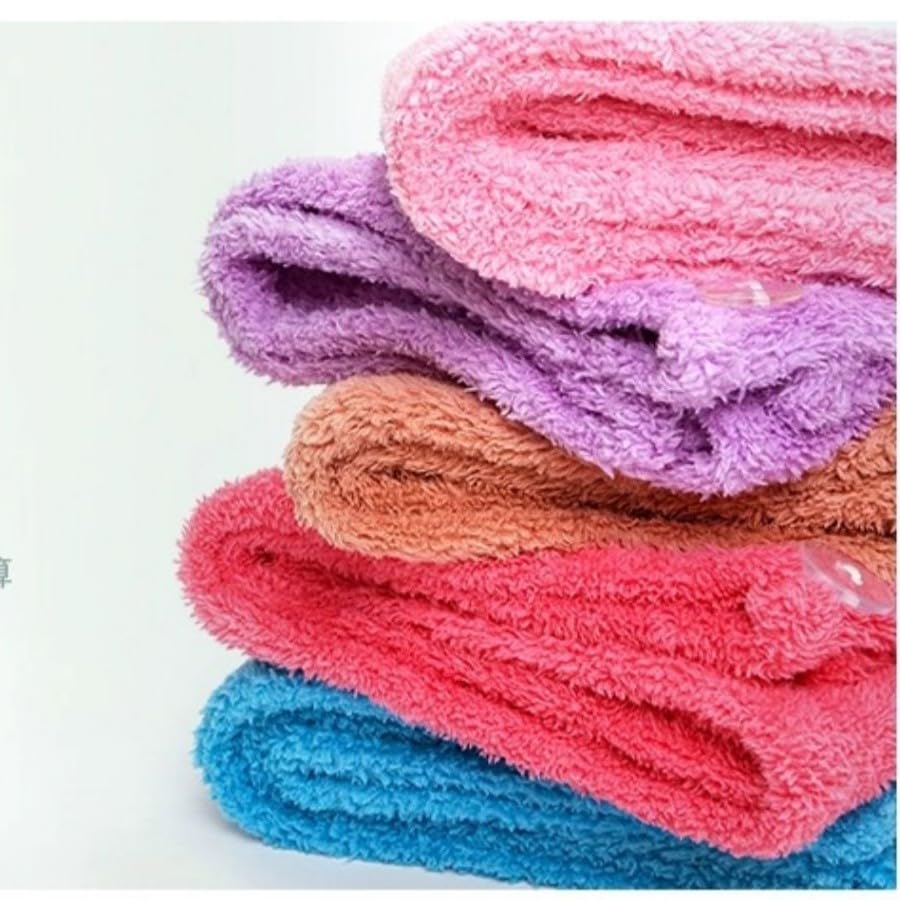 Serviette à cheveux secs ZONTO bonnet absorbant 2 pièces femmes