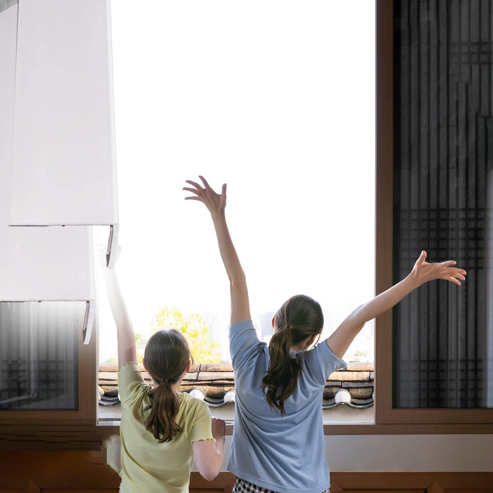 Light Blocking Strips For Day Sleepers/Kid, 180 140 150 120 100 90 80 60 50 Cm Side Tracks Light Blocker For Blackout Strips On Both Sides Of The Blinds/RV Shades(White 2pc,120cm/47.2inch)