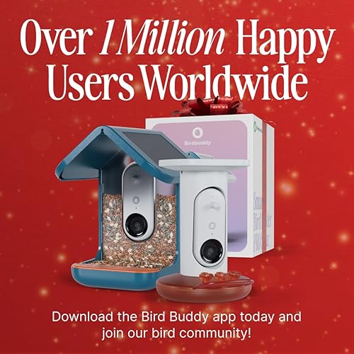 Miniatura 10 de Birdbuddy PRO - Comedero solar inteligente para pájaros con cámara, identificación de especies de aves AI, fotos de 5 MP, cámara de transmisión en